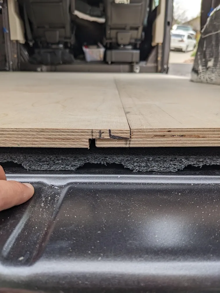 Floor Plywood Closeup